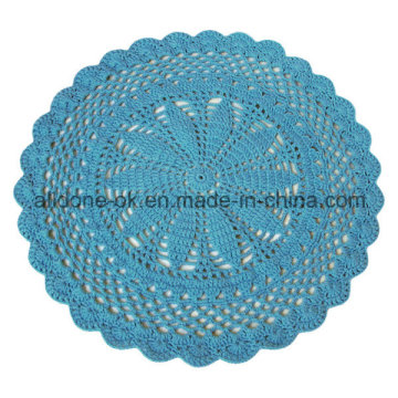 Factory OEM Round Hand  Crochet Baby Rug Blanket Home Decoration